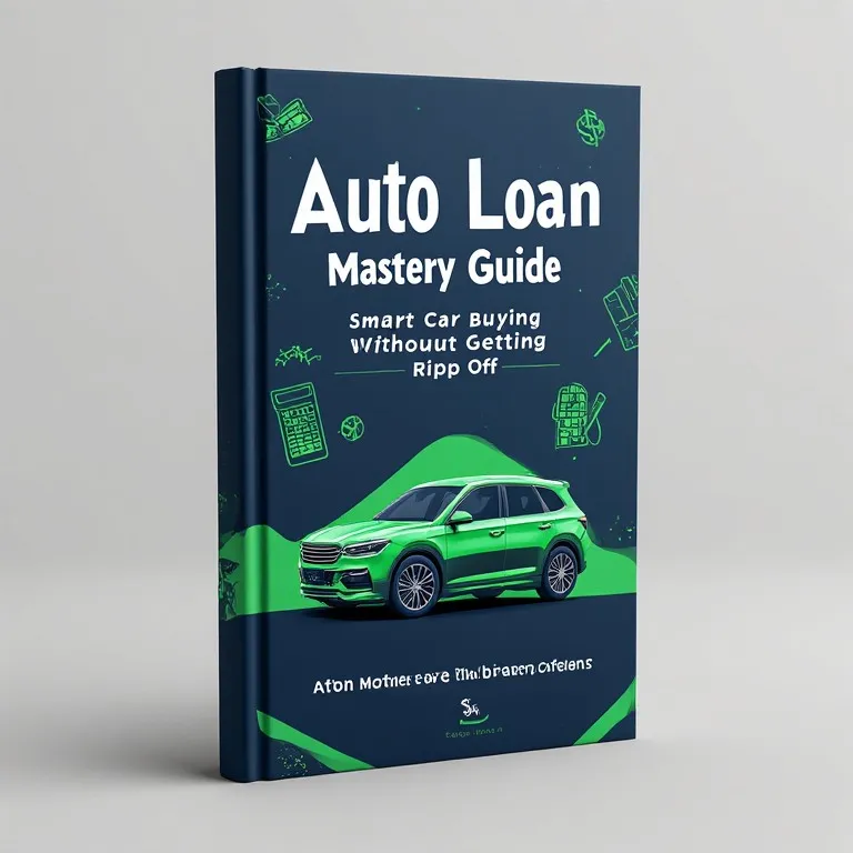 Auto Loan Mastery Guide ebook cover - Smart Car Buying Without Getting Ripped Off