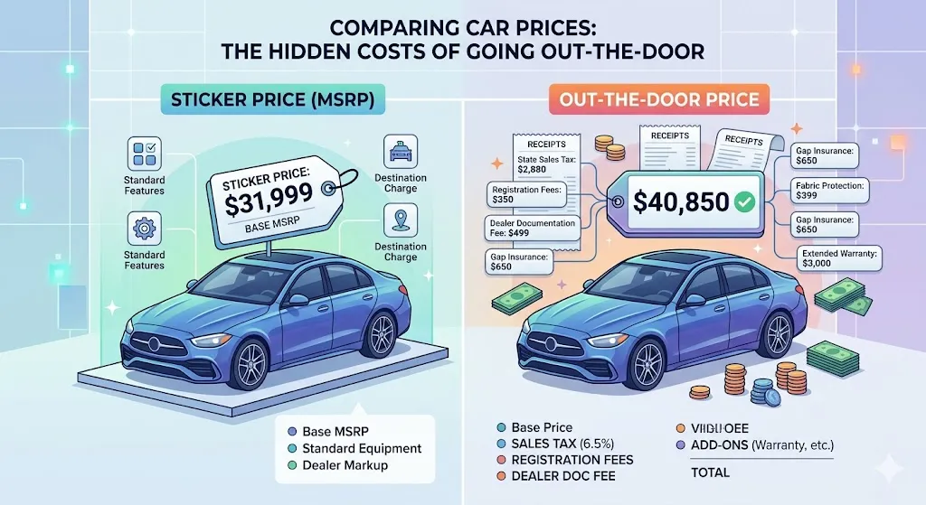 Infographic showing how borrowers can finance a car with zero down payment using credit unions and full loan financing options in the USA